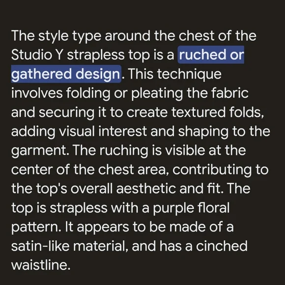 EUC Studio Y Floral Y2K Strapless Corset Top Back Zip Purple/Pink Sz. L - Picture 7 of 7